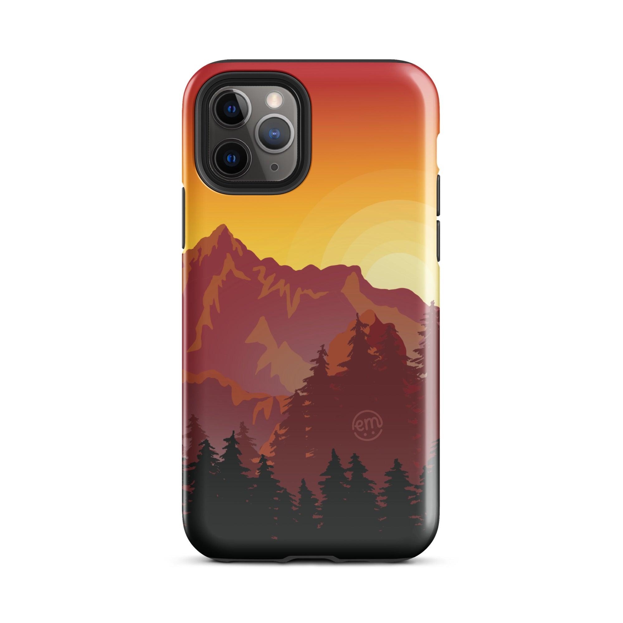 Sunset Mountain Tough Case for iPhone Glossy / iPhone 12 Pro Max Sunset Mountain Tough Case for iPhone Glossy / iPhone 12 Pro Max