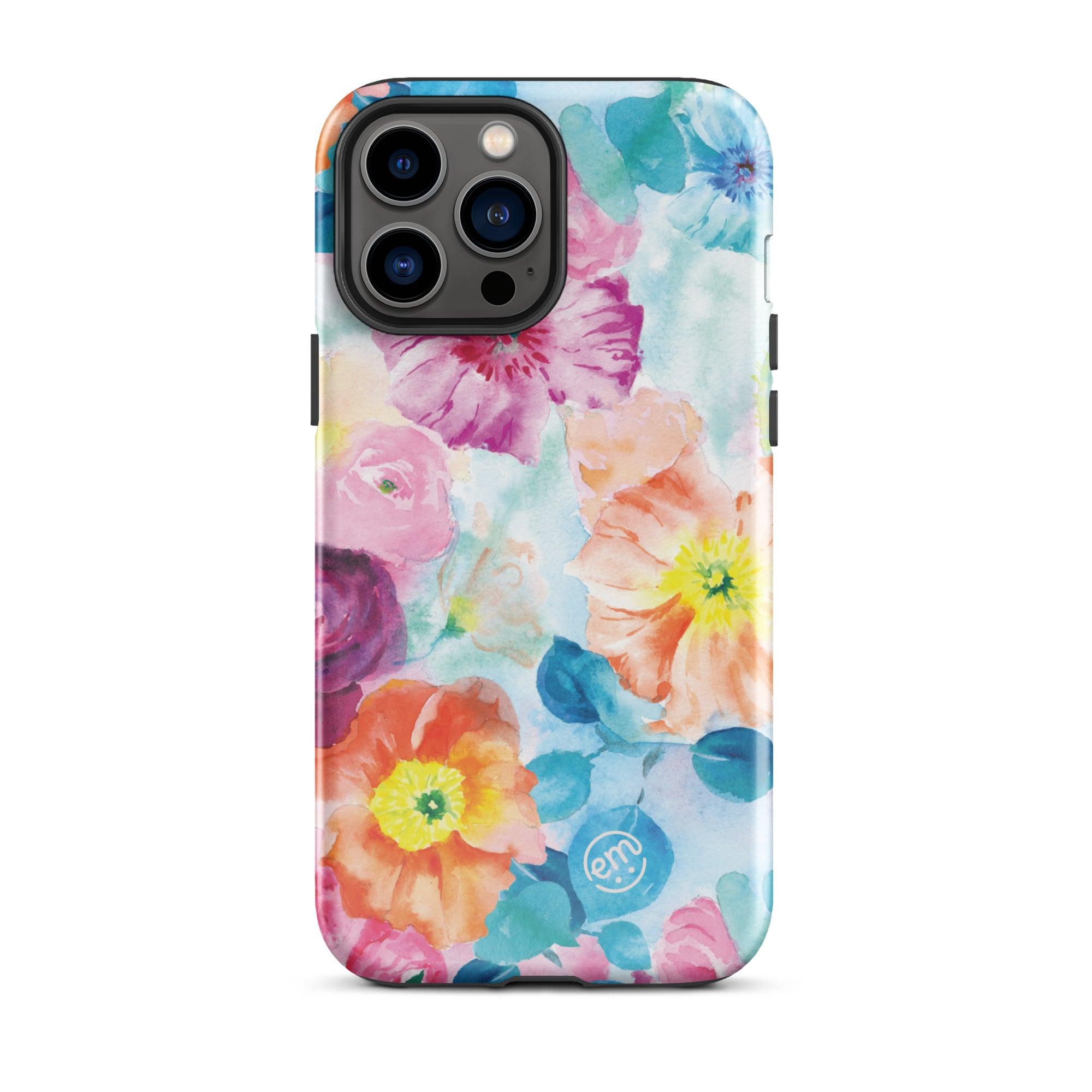 ExpressionMed Watercolor Poppies Tough Case for iPhone®