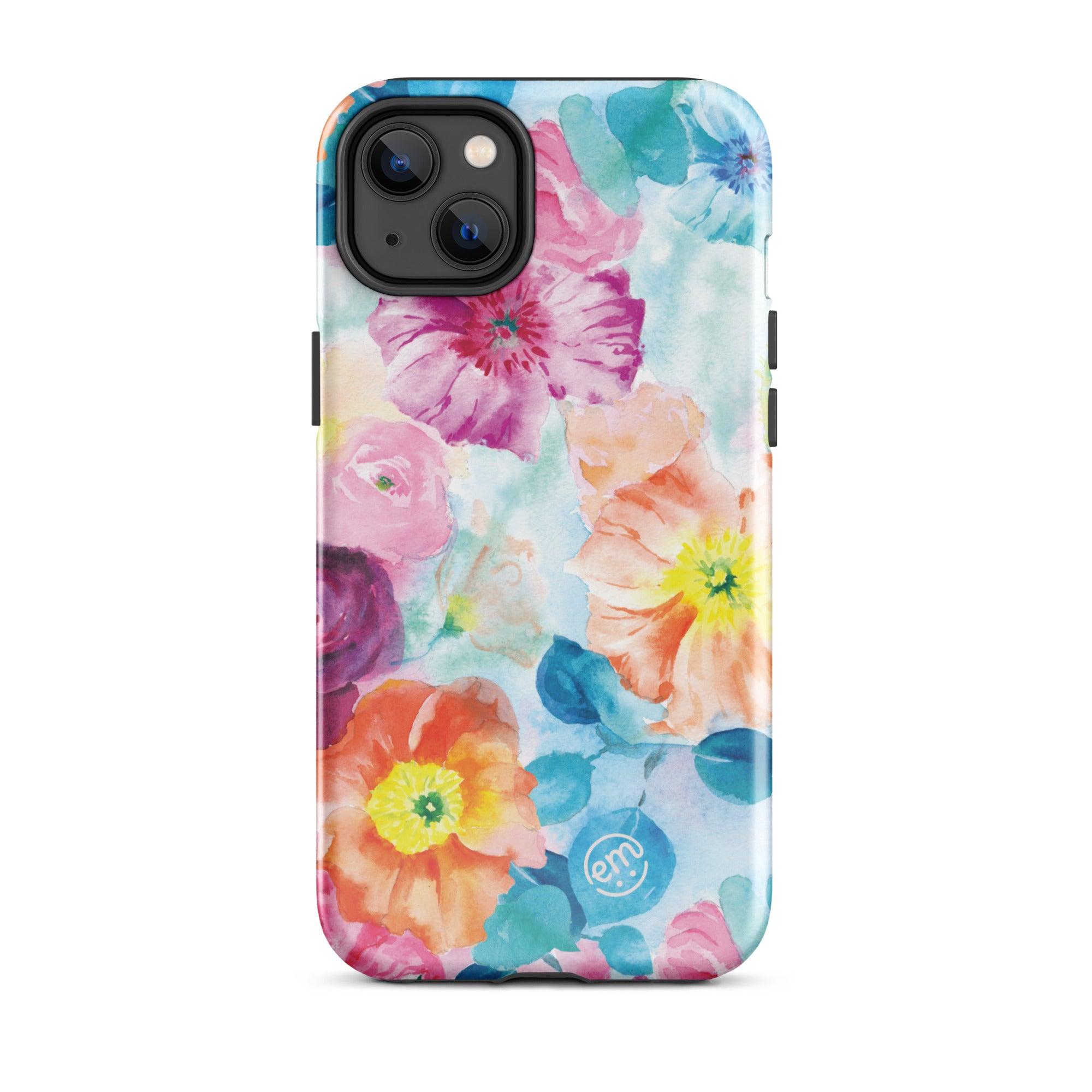 ExpressionMed Watercolor Poppies Tough Case for iPhone®