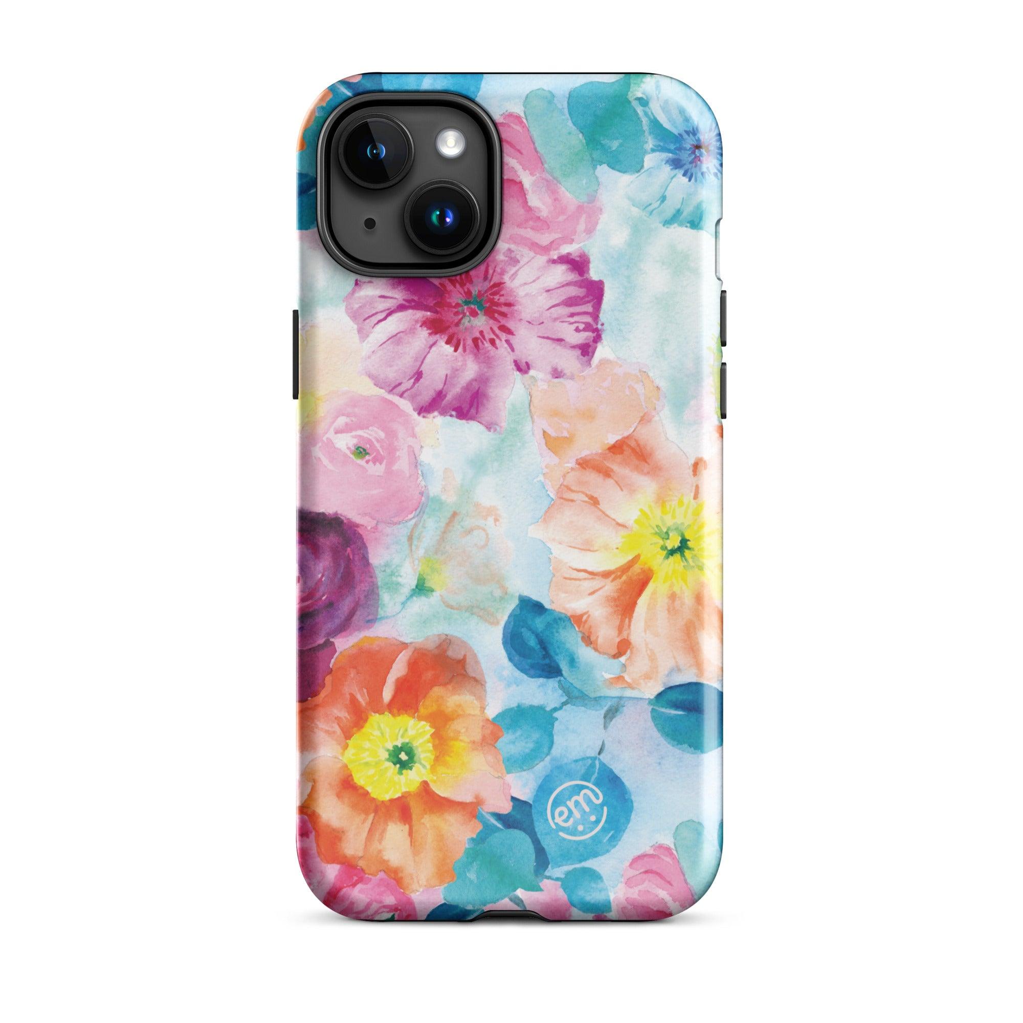 ExpressionMed Watercolor Poppies Tough Case for iPhone®