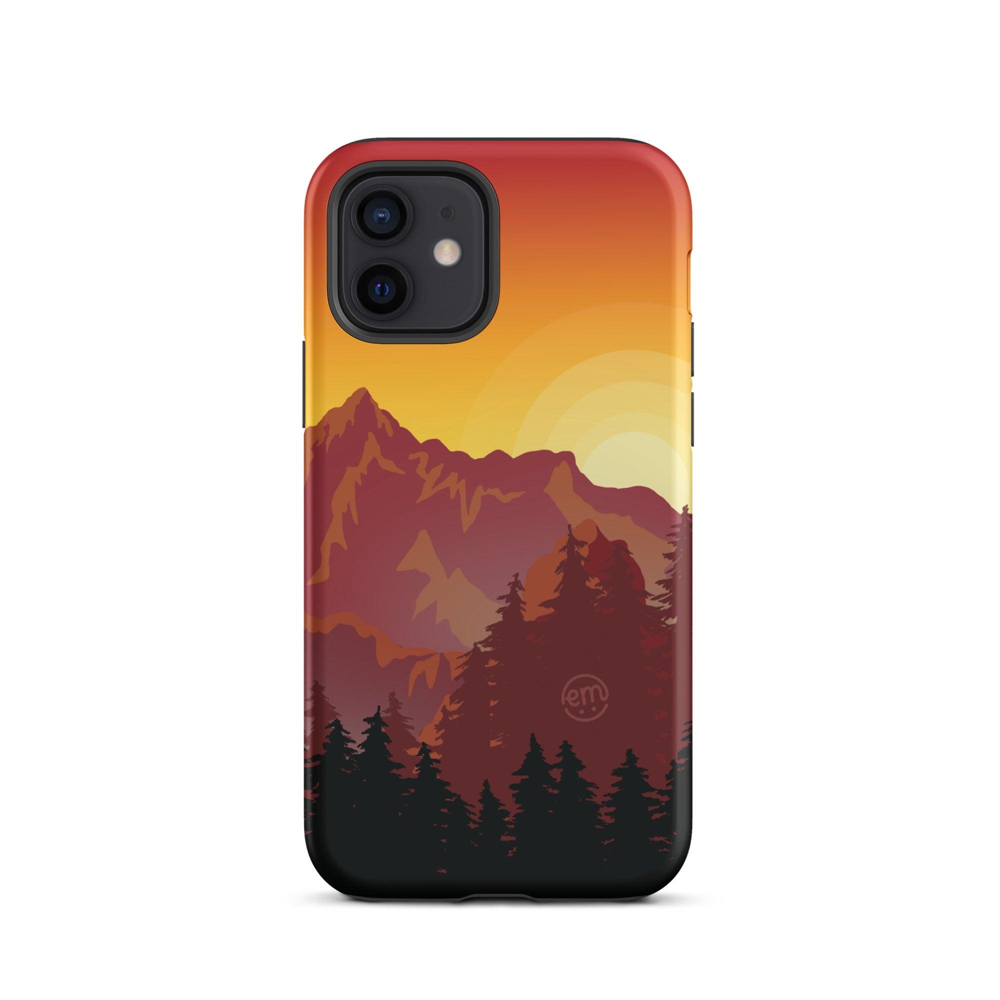 Sunset Mountain Tough Case for iPhone Glossy / iPhone 14 Plus Sunset Mountain Tough Case for iPhone Glossy / iPhone 14 Plus
