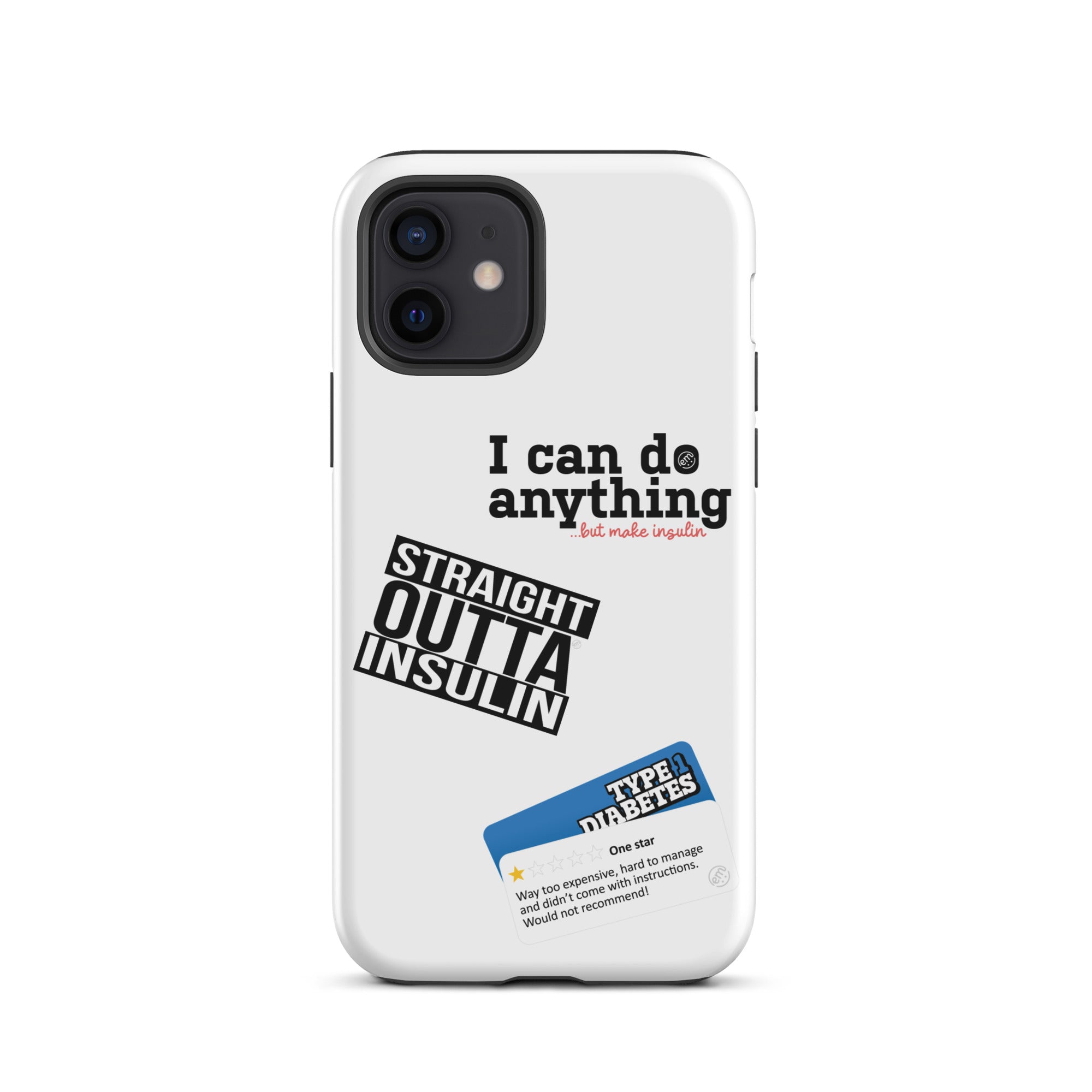 ExpressionMed T1D Sticker Variety  Tough Case for iPhone®