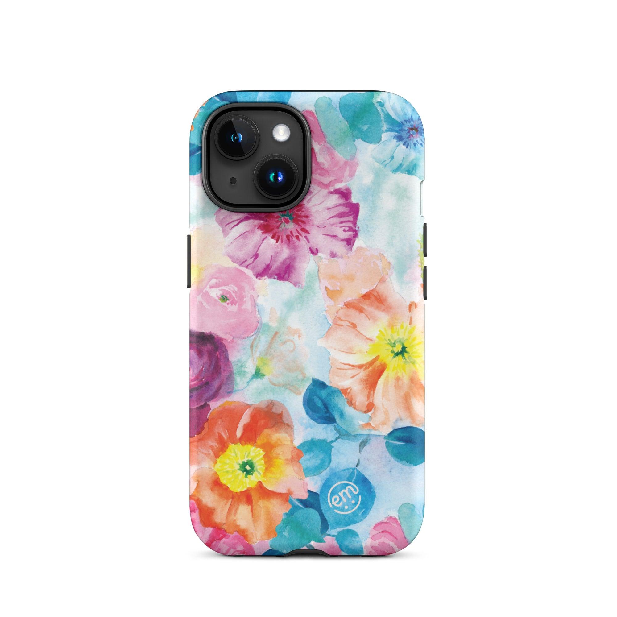 ExpressionMed Watercolor Poppies Tough Case for iPhone®