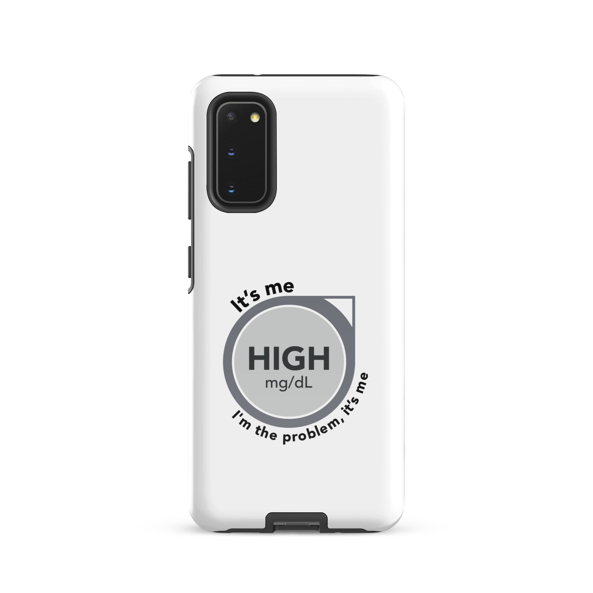 ExpressionMed High, I'm the Problem Tough case for Samsung® Continuous Glucose Monitor (CGM) symbol with Taylor Swift 'Anti-Hero' lyrics design