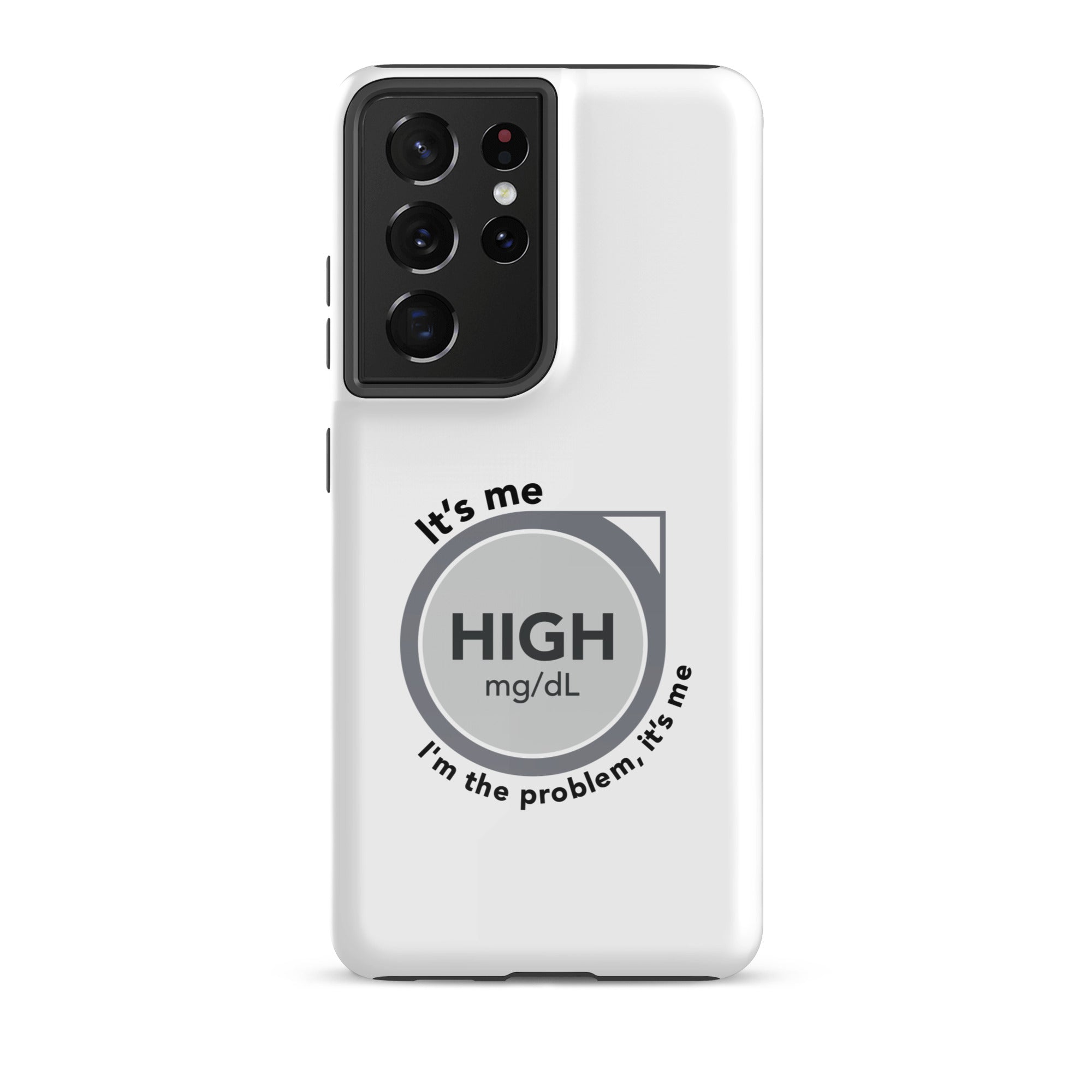 ExpressionMed High, I'm the Problem Tough case for Samsung® Innovative design featuring CGM symbol and Taylor Swift lyric fusion