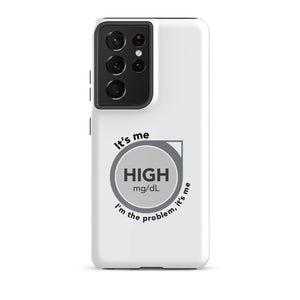 ExpressionMed High, I'm the Problem Tough case for Samsung® Innovative design featuring CGM symbol and Taylor Swift lyric fusion