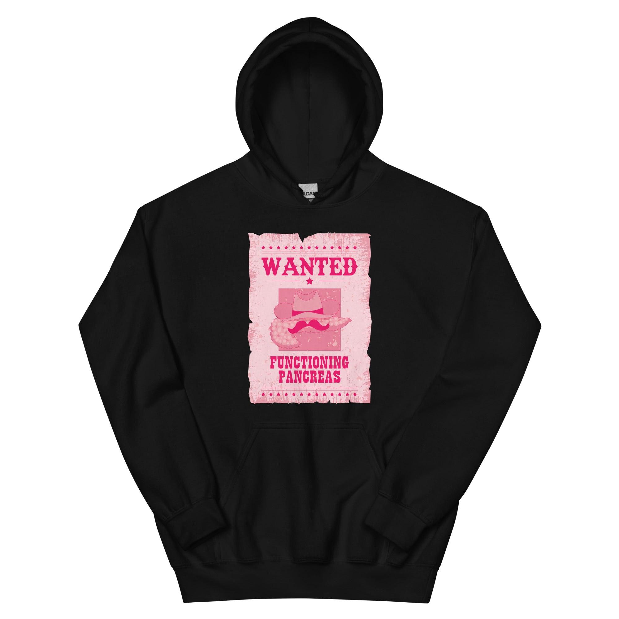 ExpressionMed Wanted Poster in Pink Unisex Hoodie