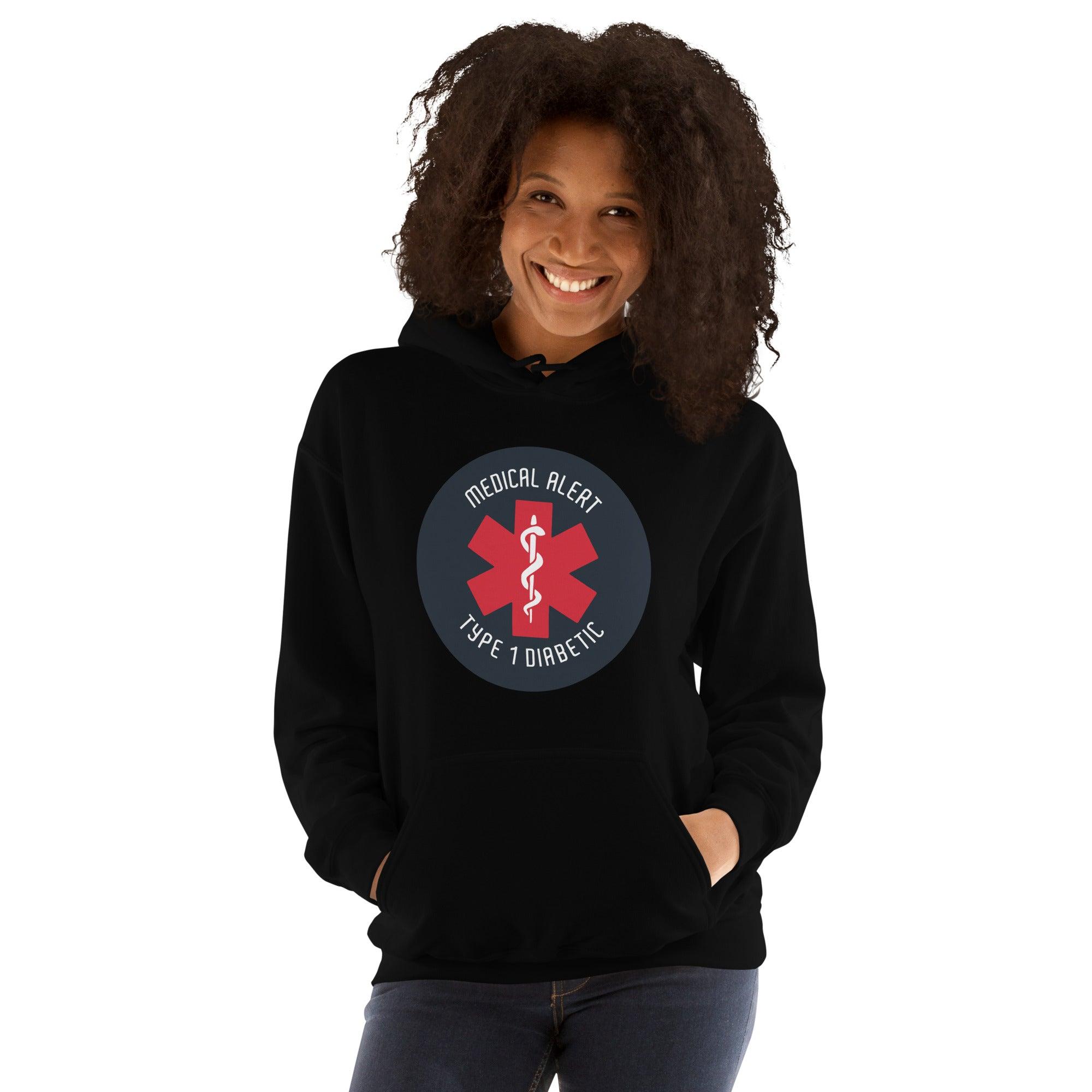 ExpressionMed Type 1 Diabetic Alert Unisex Hoodie