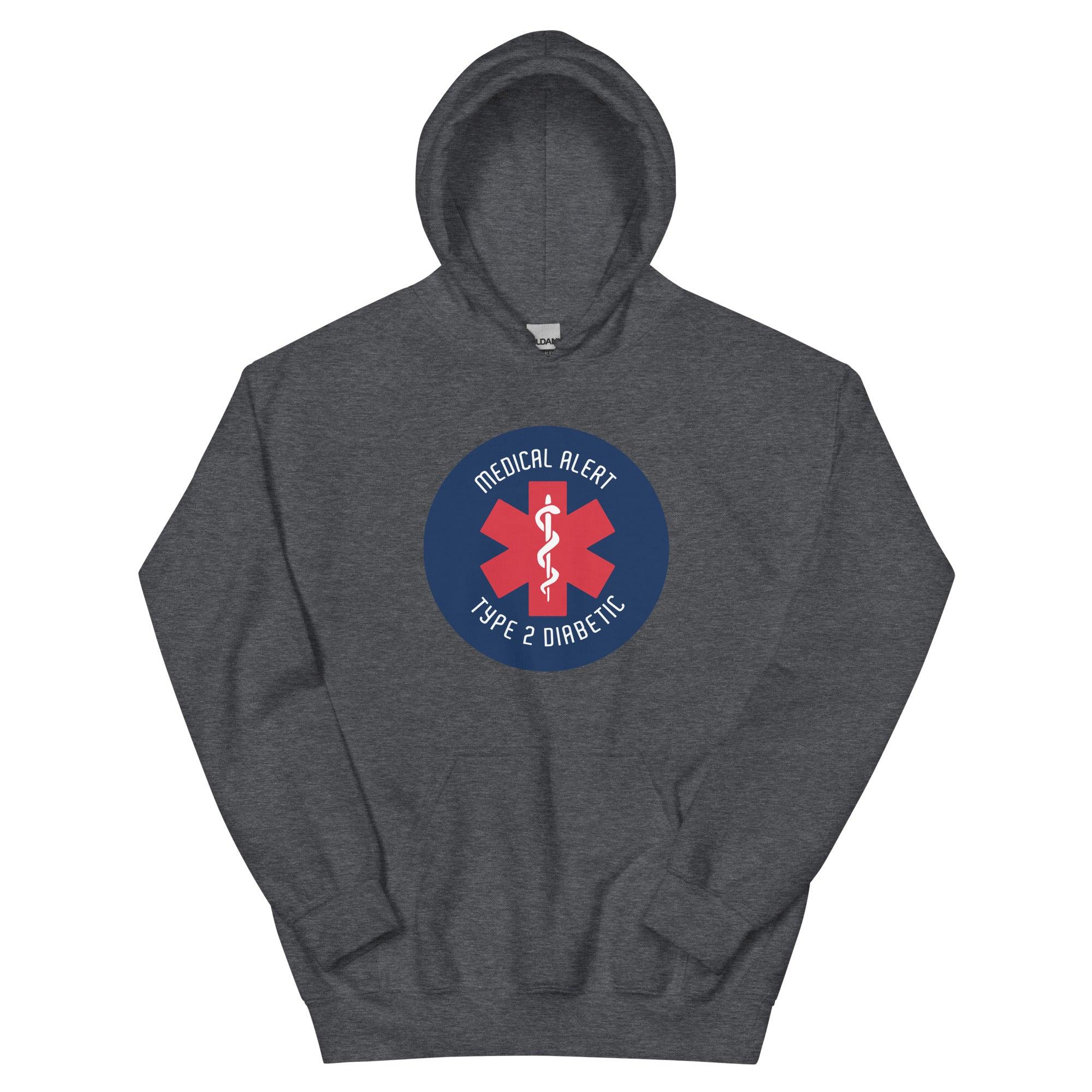 ExpressionMed Type 2 Diabetic Alert Unisex Hoodie