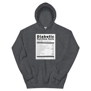 ExpressionMed Diabetic Nutrition Facts Label Unisex Hoodie  Food Metrics,  