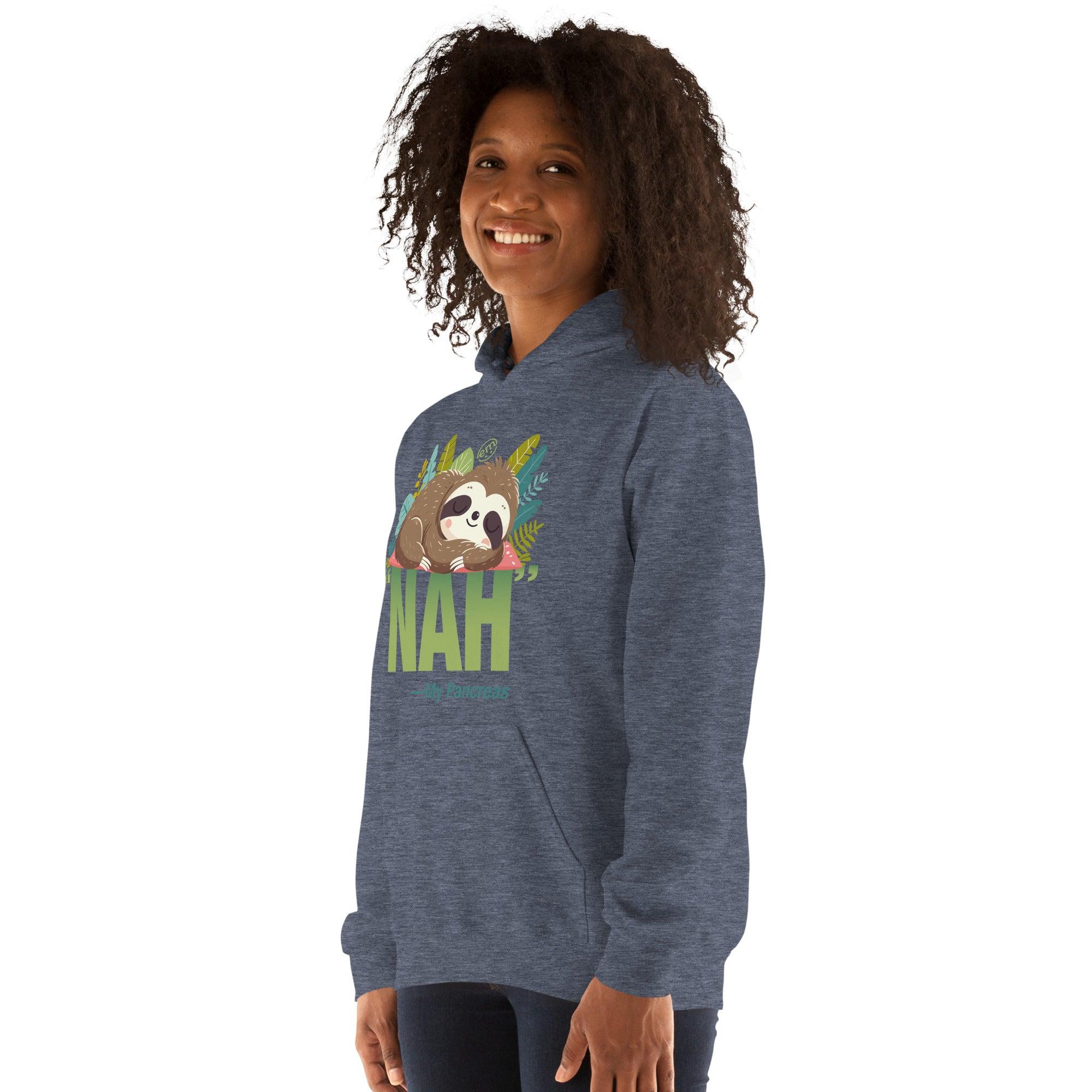 ExpressionMed NAH Sloth Unisex Hoodie