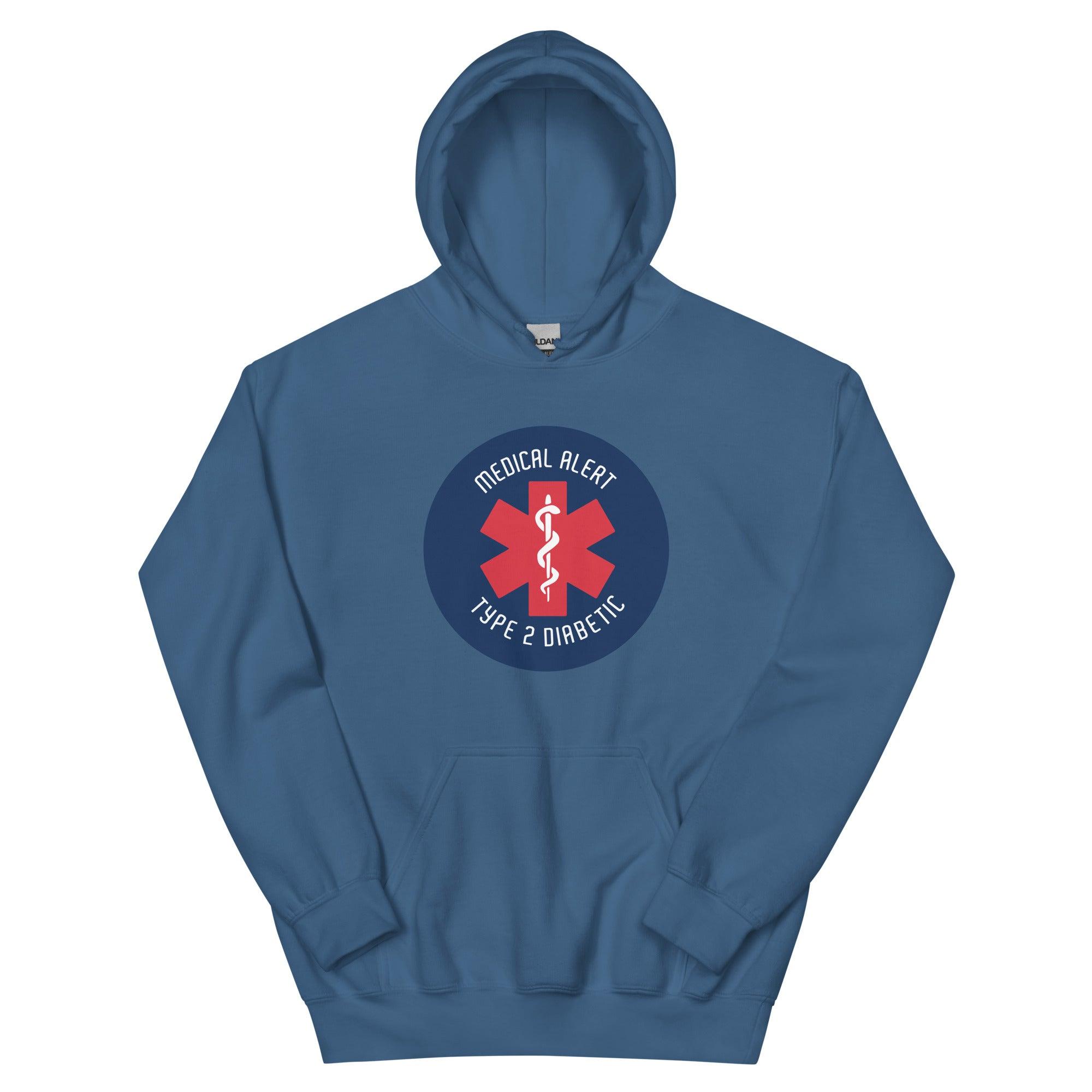 ExpressionMed Type 2 Diabetic Alert Unisex Hoodie