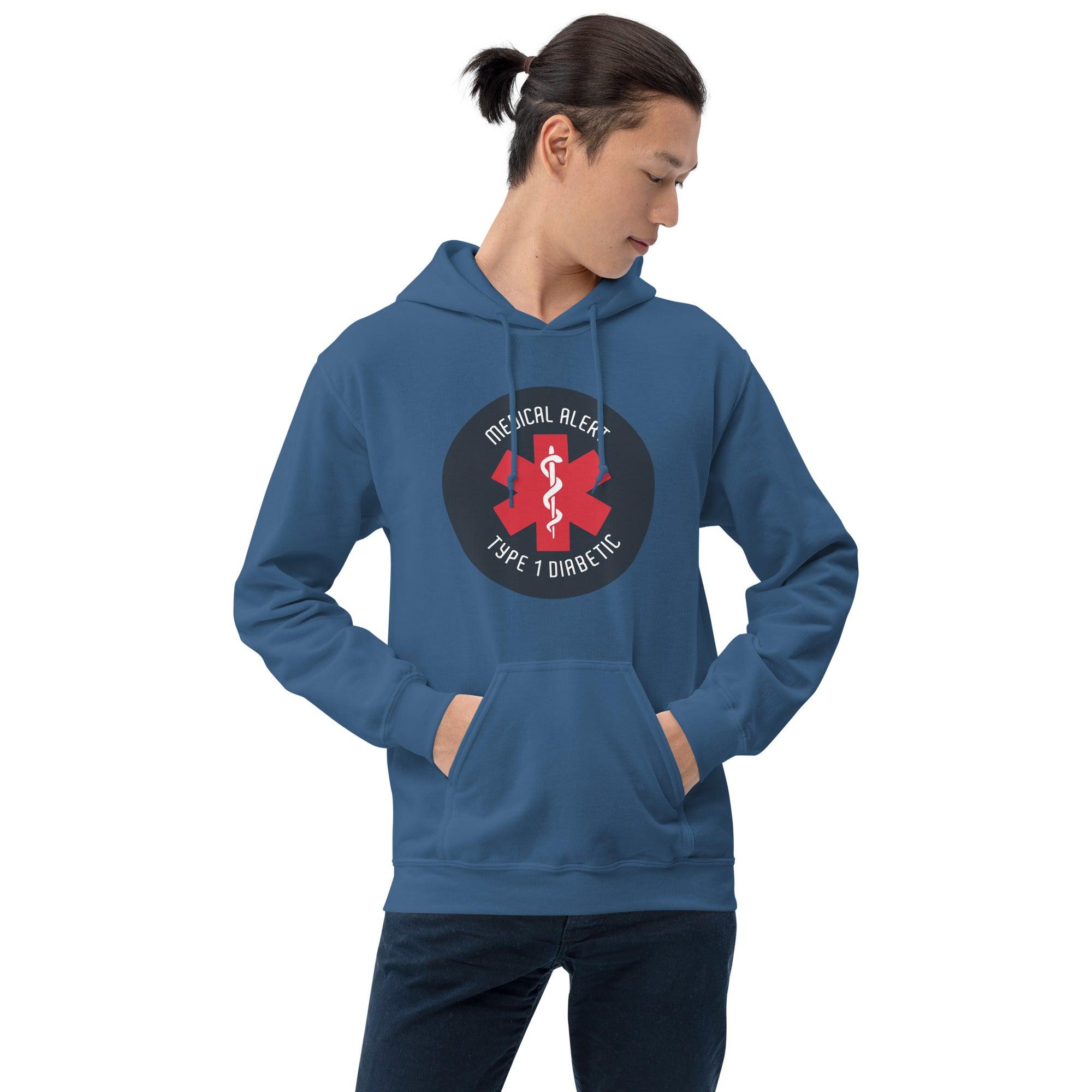 ExpressionMed Type 1 Diabetic Alert Unisex Hoodie