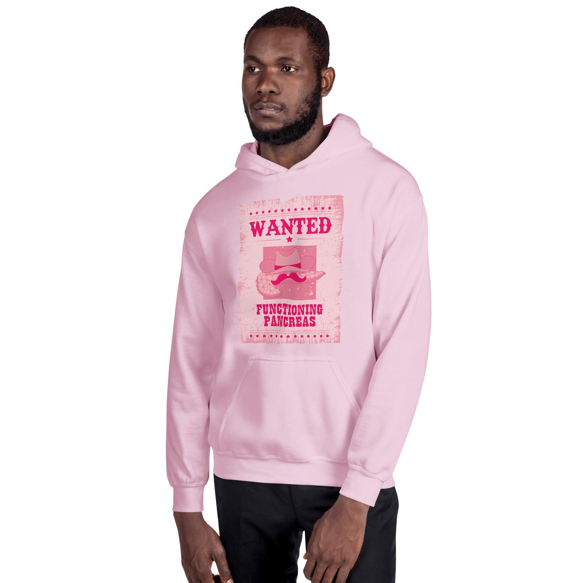 ExpressionMed Wanted Poster in Pink Unisex Hoodie