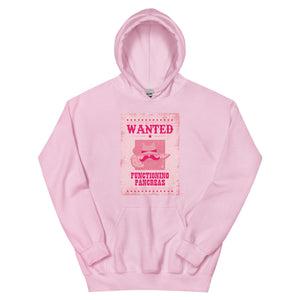 ExpressionMed Wanted Poster in Pink Unisex Hoodie