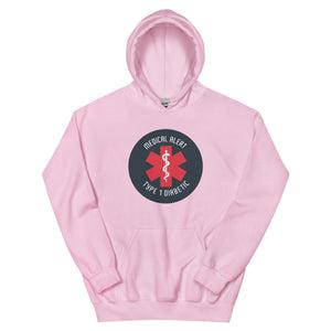 ExpressionMed Type 1 Diabetic Alert Unisex Hoodie