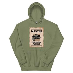 ExpressionMed Wanted Poster in Antique Brown Unisex Hoodie