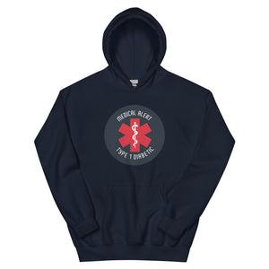 ExpressionMed Type 1 Diabetic Alert Unisex Hoodie