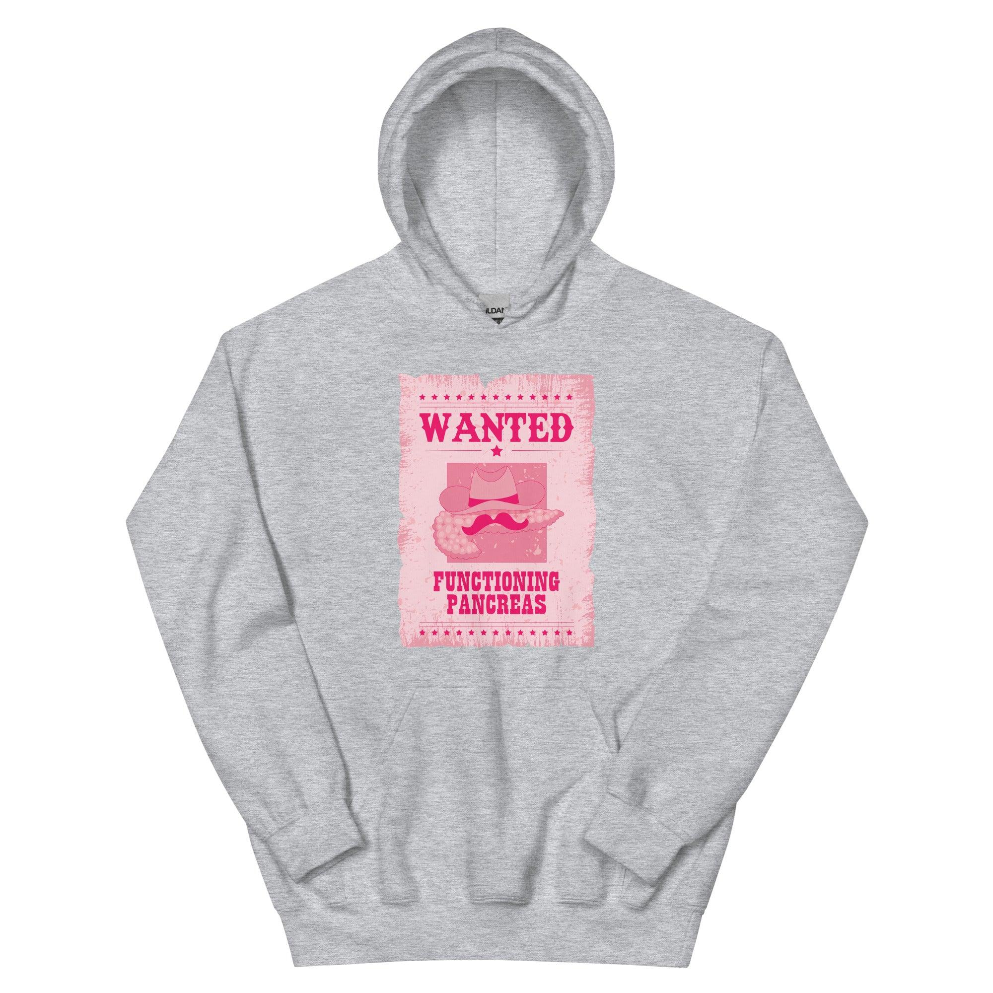 ExpressionMed Wanted Poster in Pink Unisex Hoodie