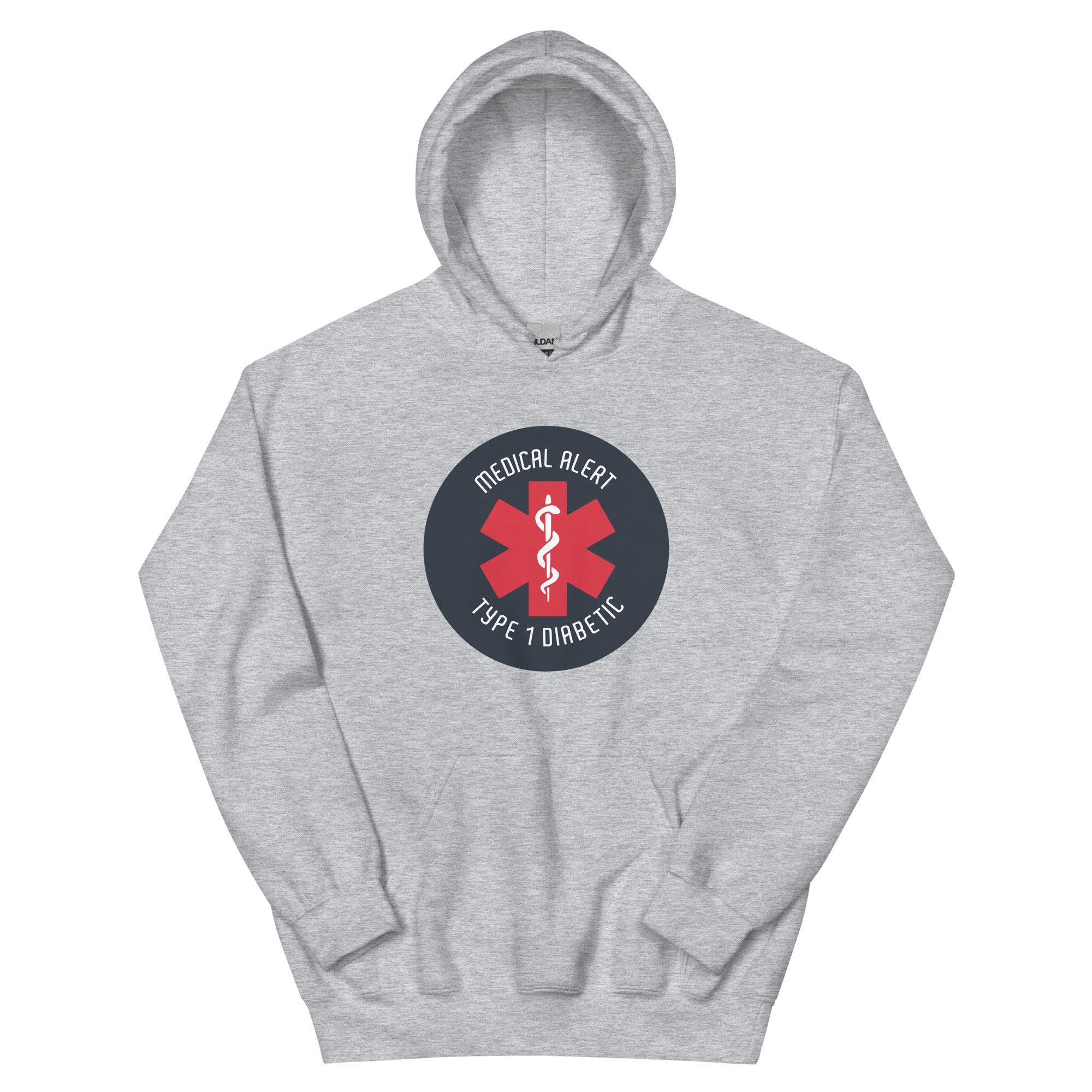 ExpressionMed Type 1 Diabetic Alert Unisex Hoodie