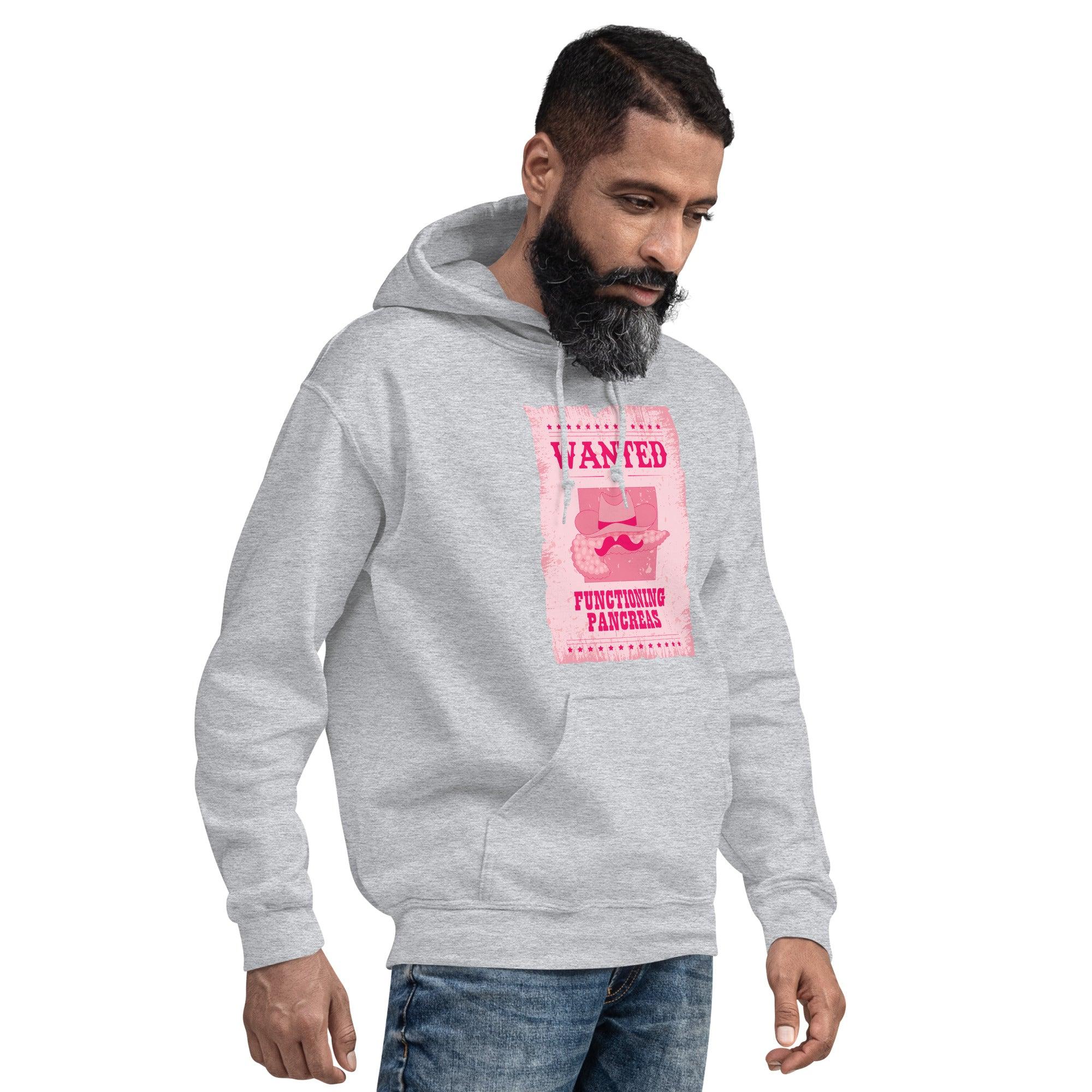 ExpressionMed Wanted Poster in Pink Unisex Hoodie