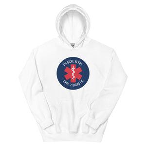 ExpressionMed Type 2 Diabetic Alert Unisex Hoodie