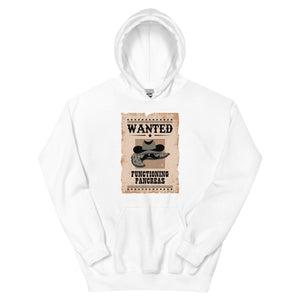 ExpressionMed Wanted Poster in Antique Brown Unisex Hoodie