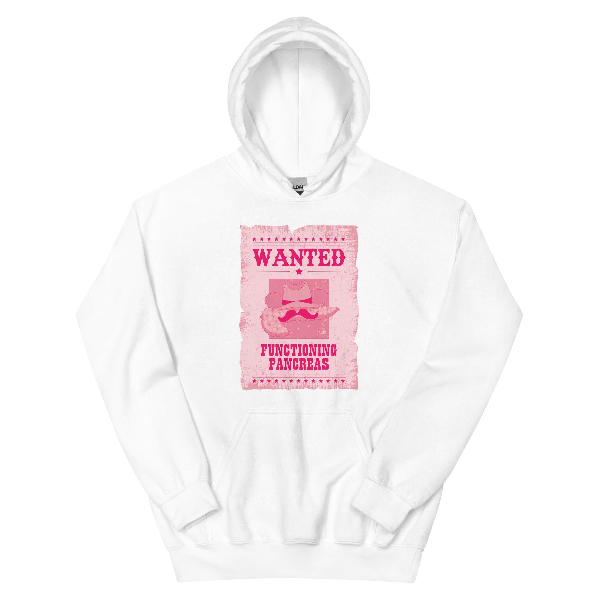 ExpressionMed Wanted Poster in Pink Unisex Hoodie