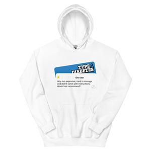 ExpressionMed Type 1 - 1 Star ReivewUnisex Hoodie