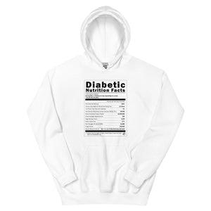 ExpressionMed Diabetic Nutrition Facts Label Unisex Hoodie  Calorie Tracker,  