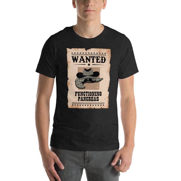 ExpressionMed Wanted Poster in Antique Brown Unisex t-shirt