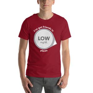 ExpressionMed Low Places Unisex t-shirt