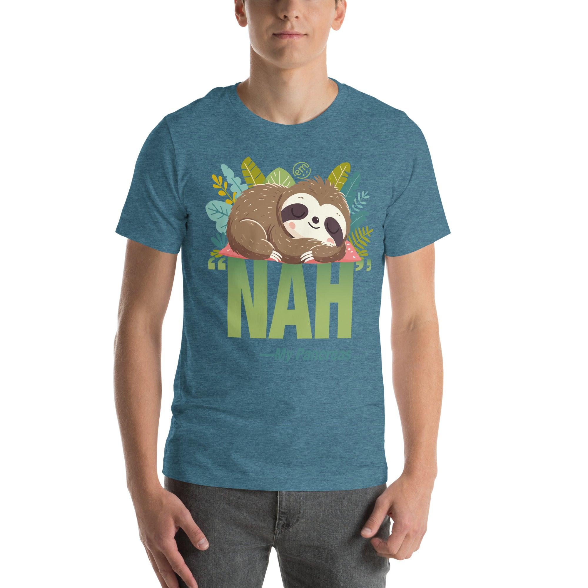 ExpressionMed NAH Sloth Unisex t-shirt