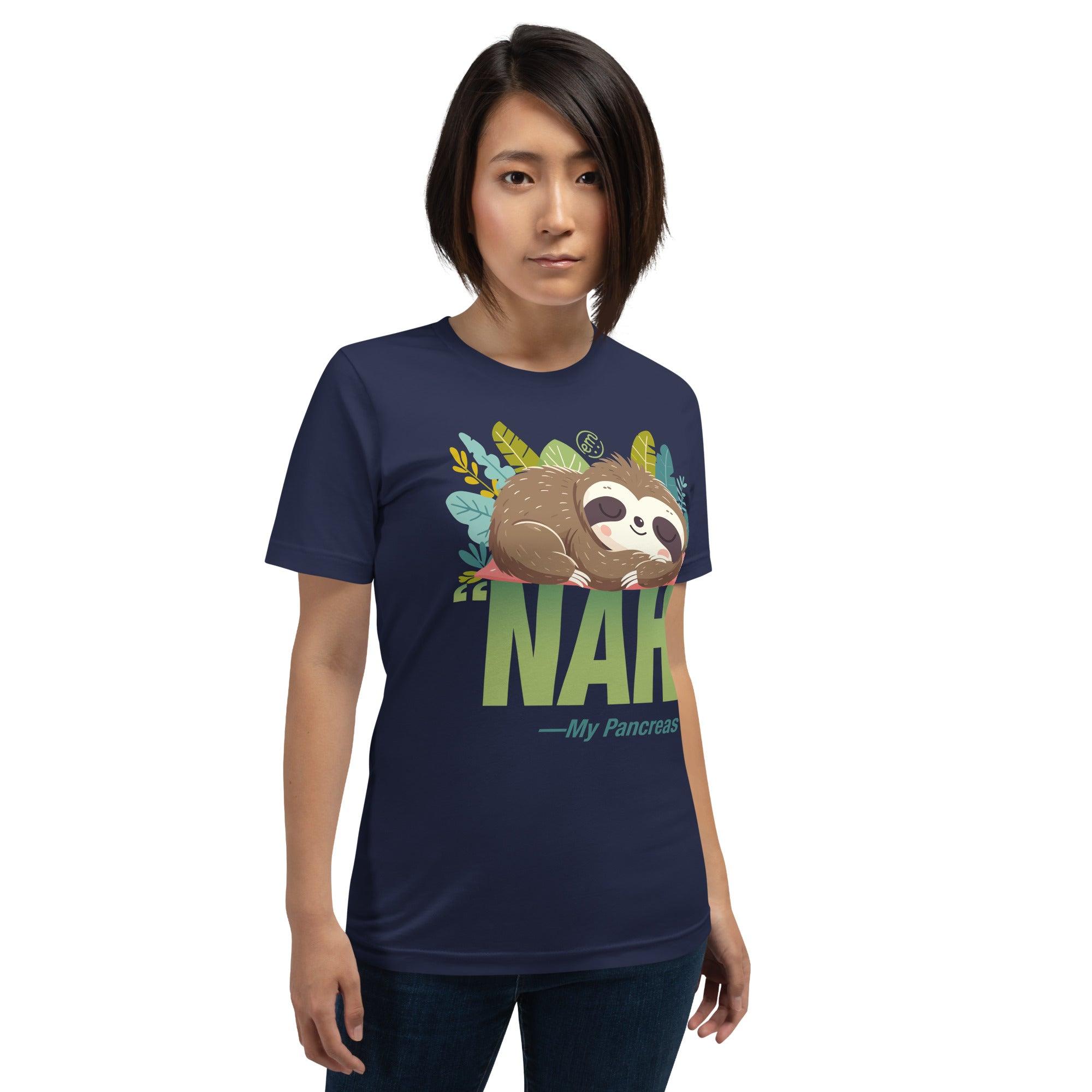 ExpressionMed NAH Sloth Unisex t-shirt