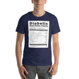 ExpressionMed Diabetic Nutrition Facts Label Unisex T-shirt  Label Insights,  