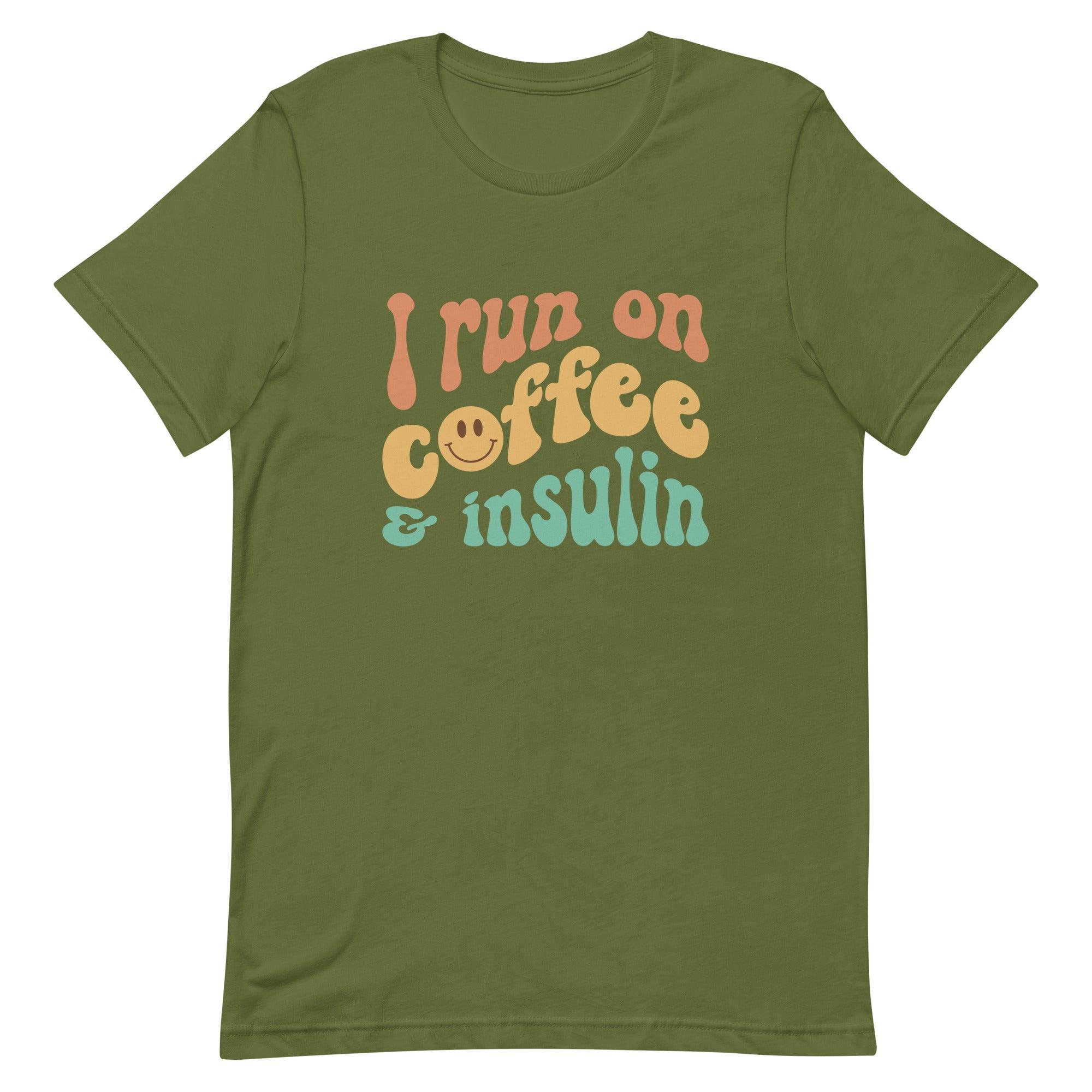 ExpressionMed Coffee and Insulin Unisex t-shirt