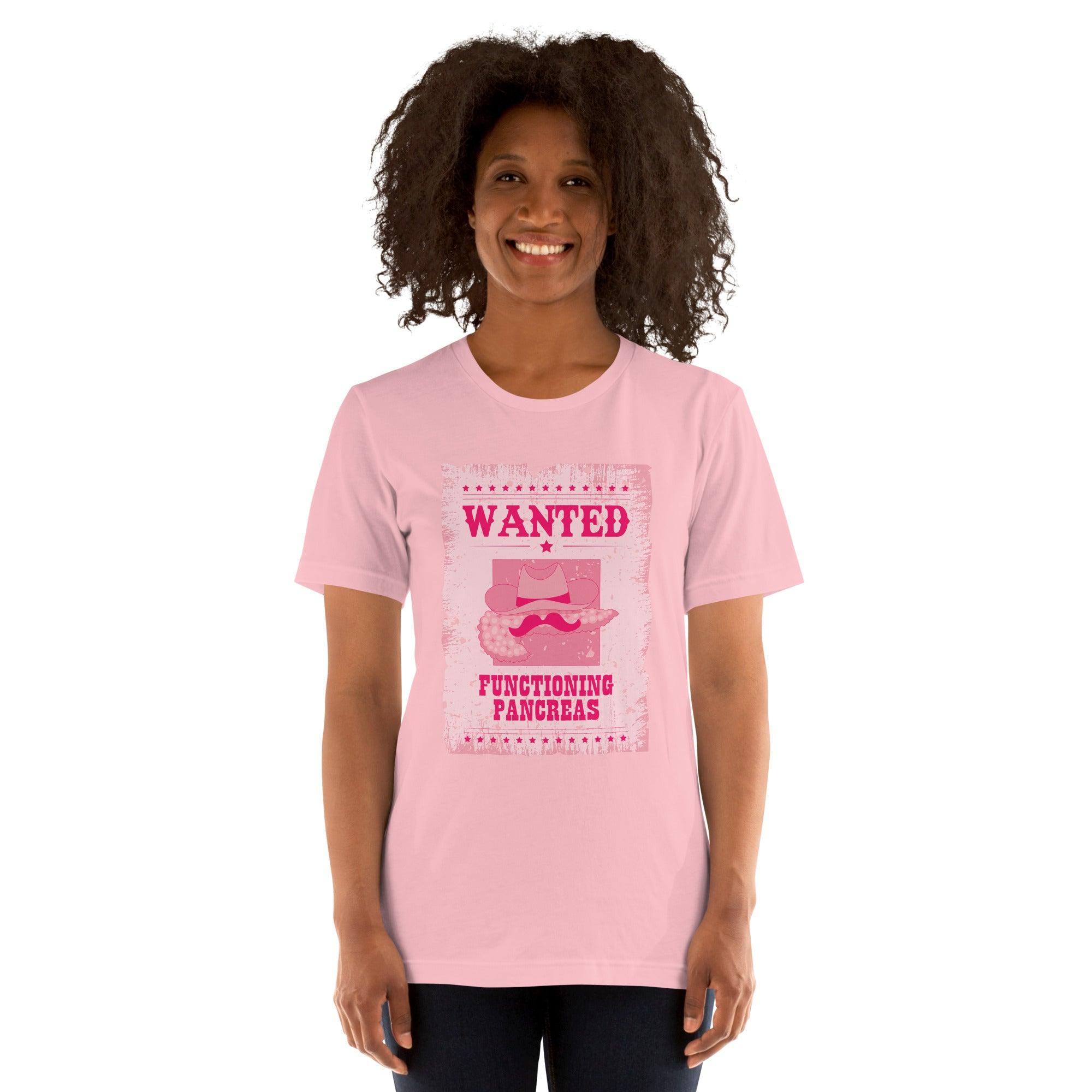 ExpressionMed Wanted Poster in Pink Unisex t-shirt