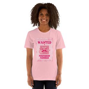 ExpressionMed Wanted Poster in Pink Unisex t-shirt