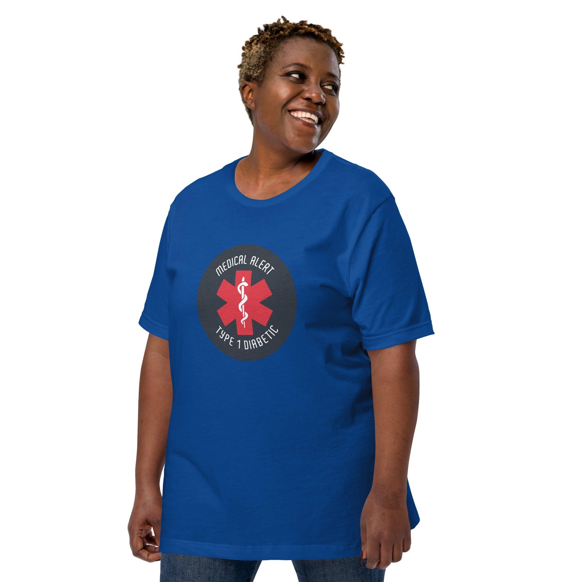 ExpressionMed Type 1 Diabetic Alert Unisex t-shirt