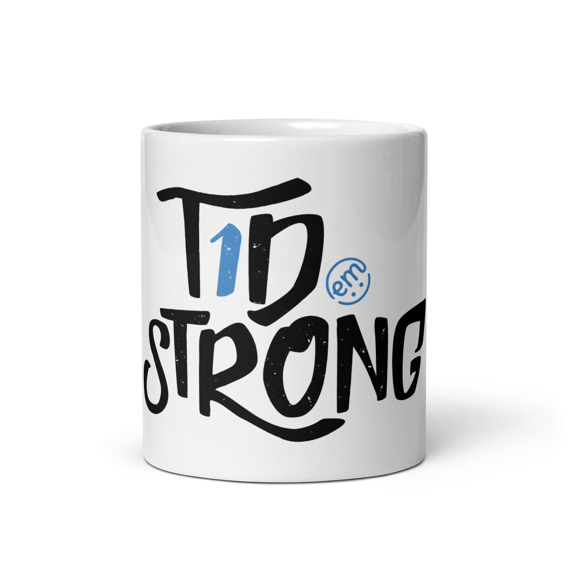 ExpressionMed T1D Strong White glossy mug