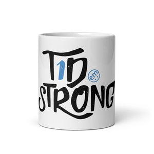 ExpressionMed T1D Strong White glossy mug