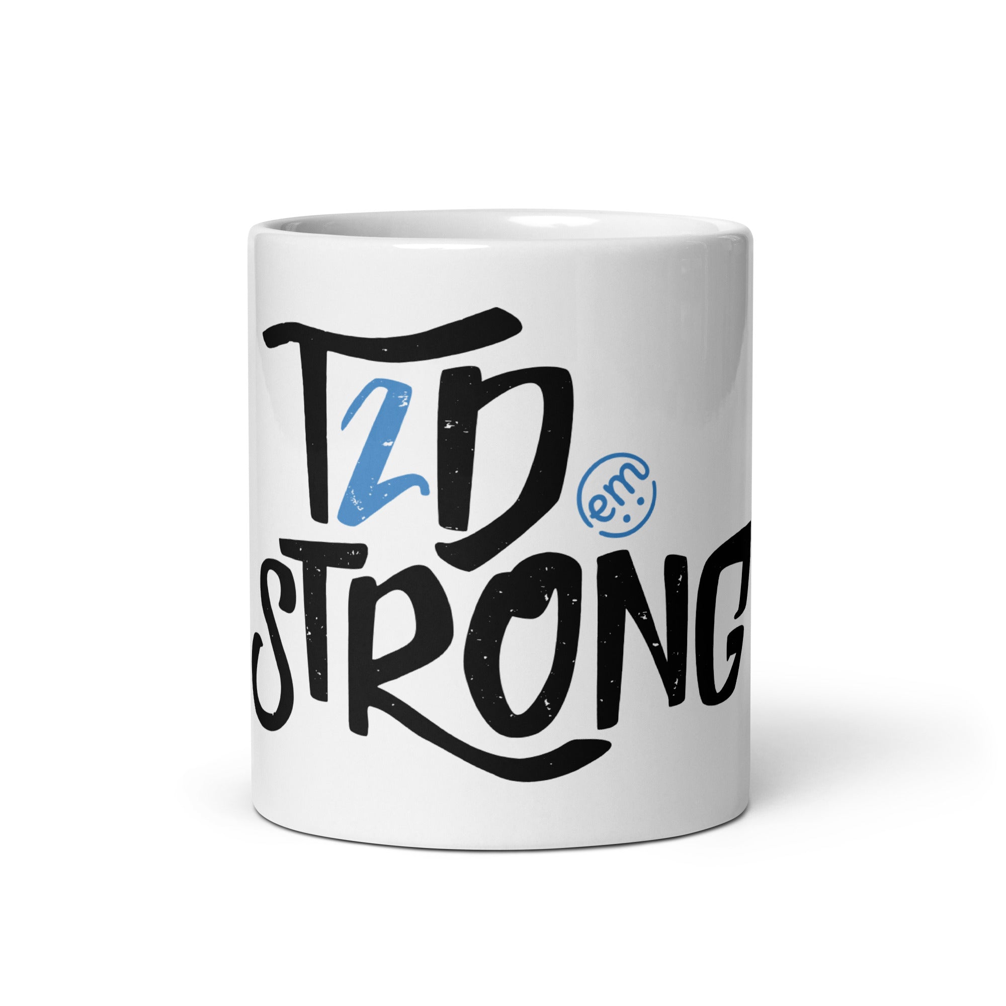 ExpressionMed T2D Strong White glossy mug