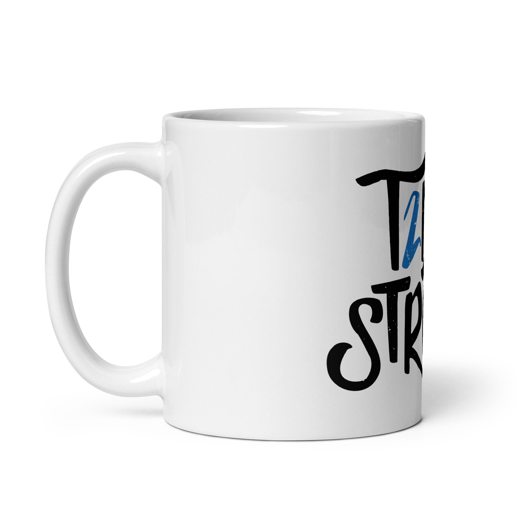 ExpressionMed T2D Strong White glossy mug