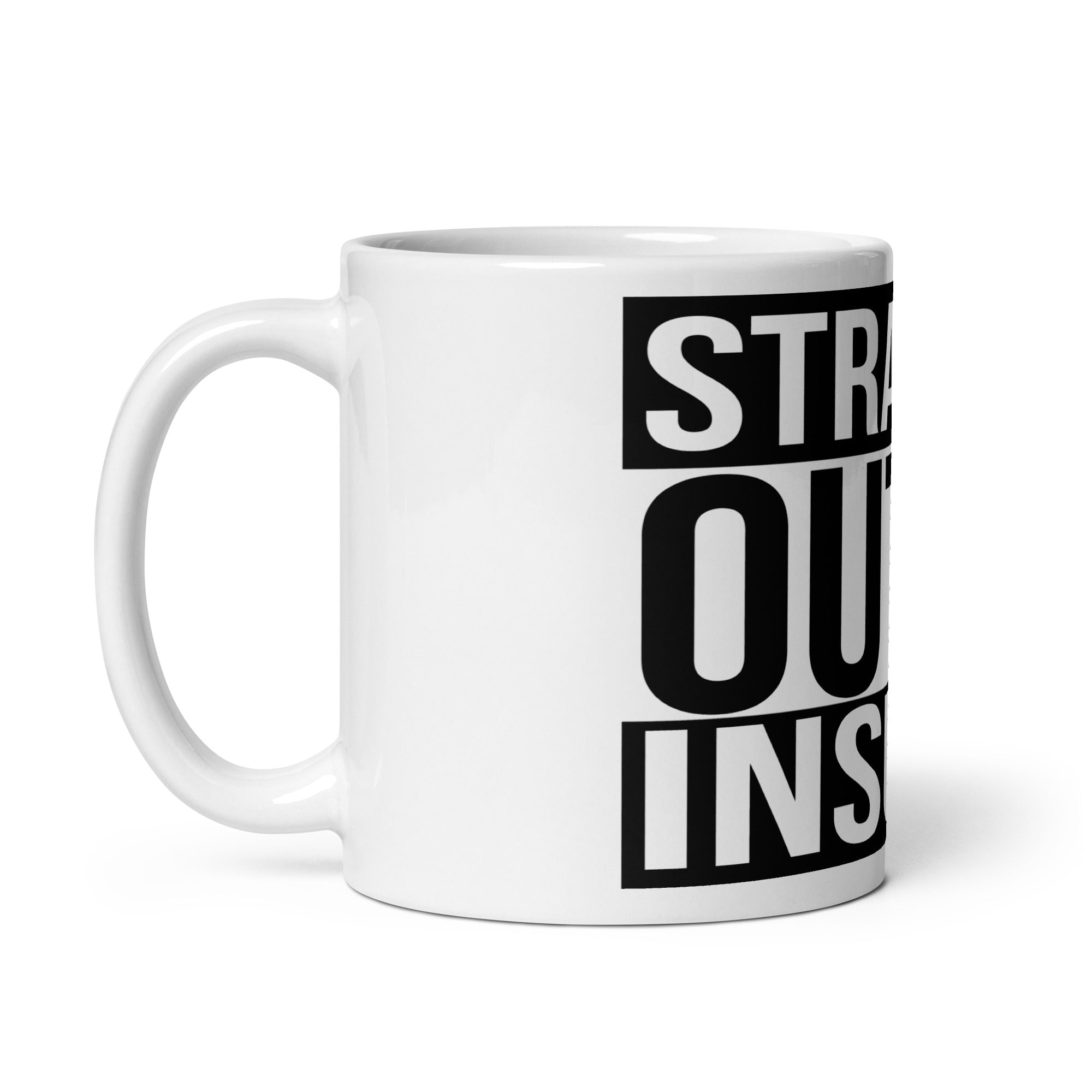 ExpressionMed Straight Outta Insulin White glossy mug