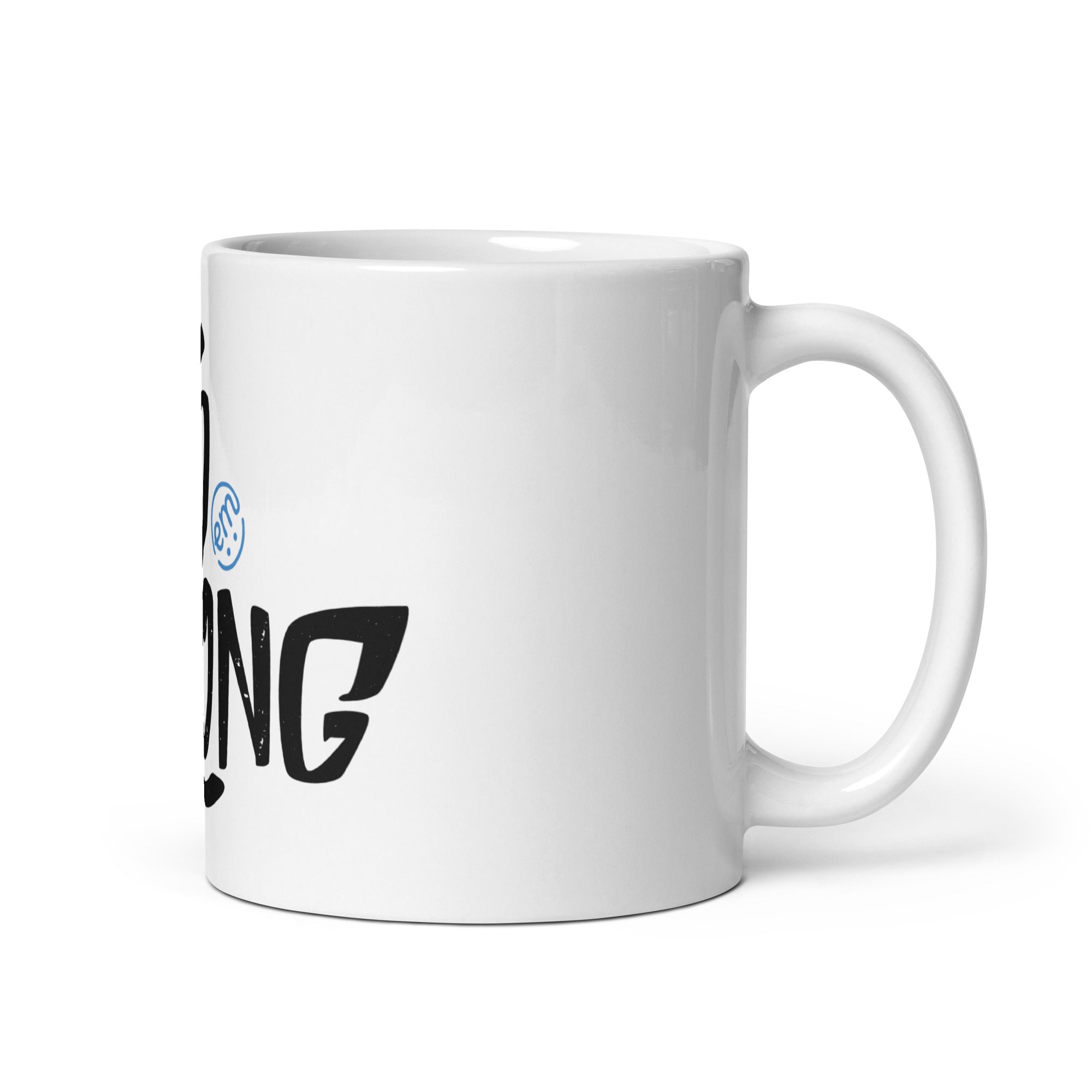 ExpressionMed T1D Strong White glossy mug