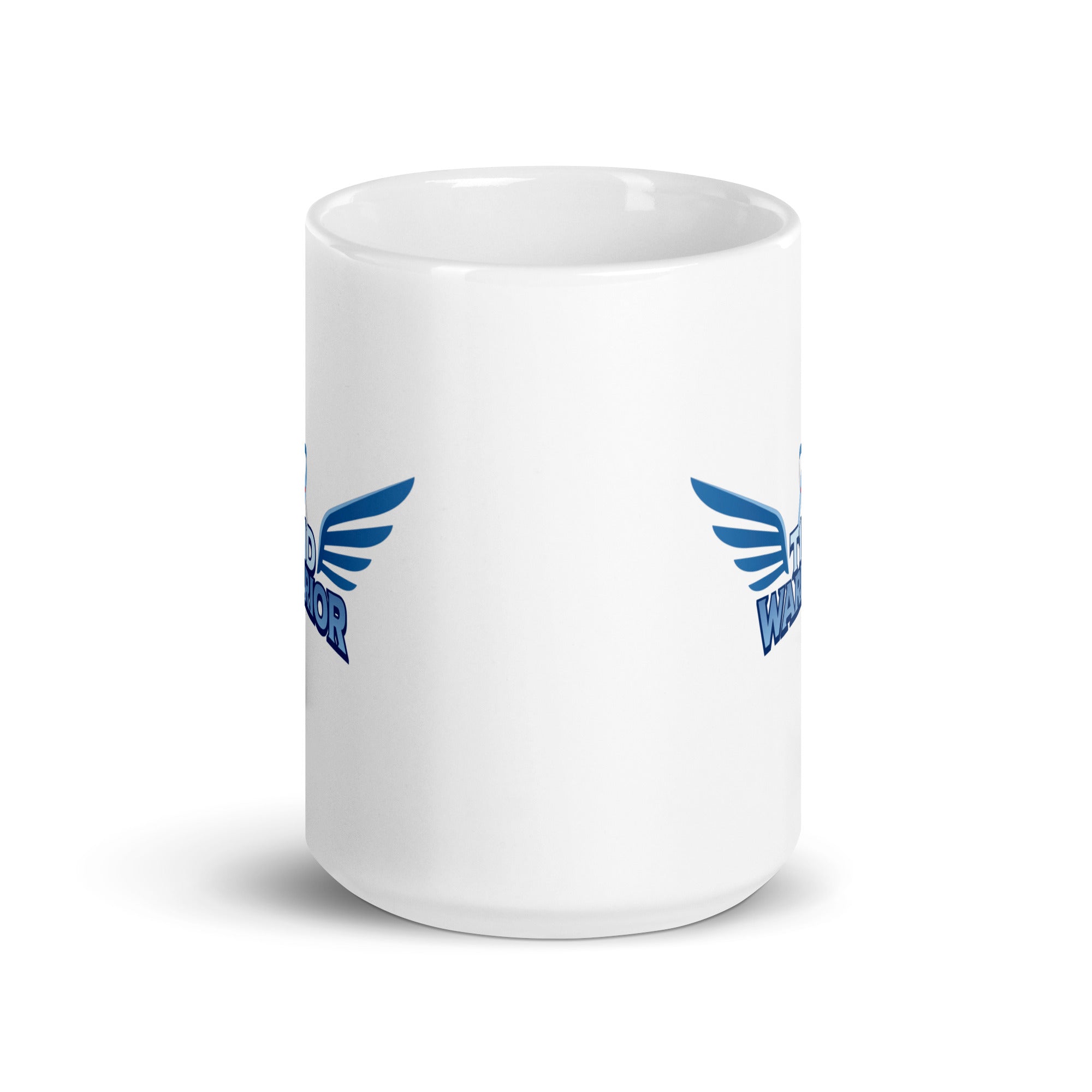 ExpressionMed T1D Warrior White glossy mug