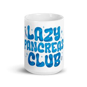 ExpressionMed Lazy Pancreas Club White glossy mug