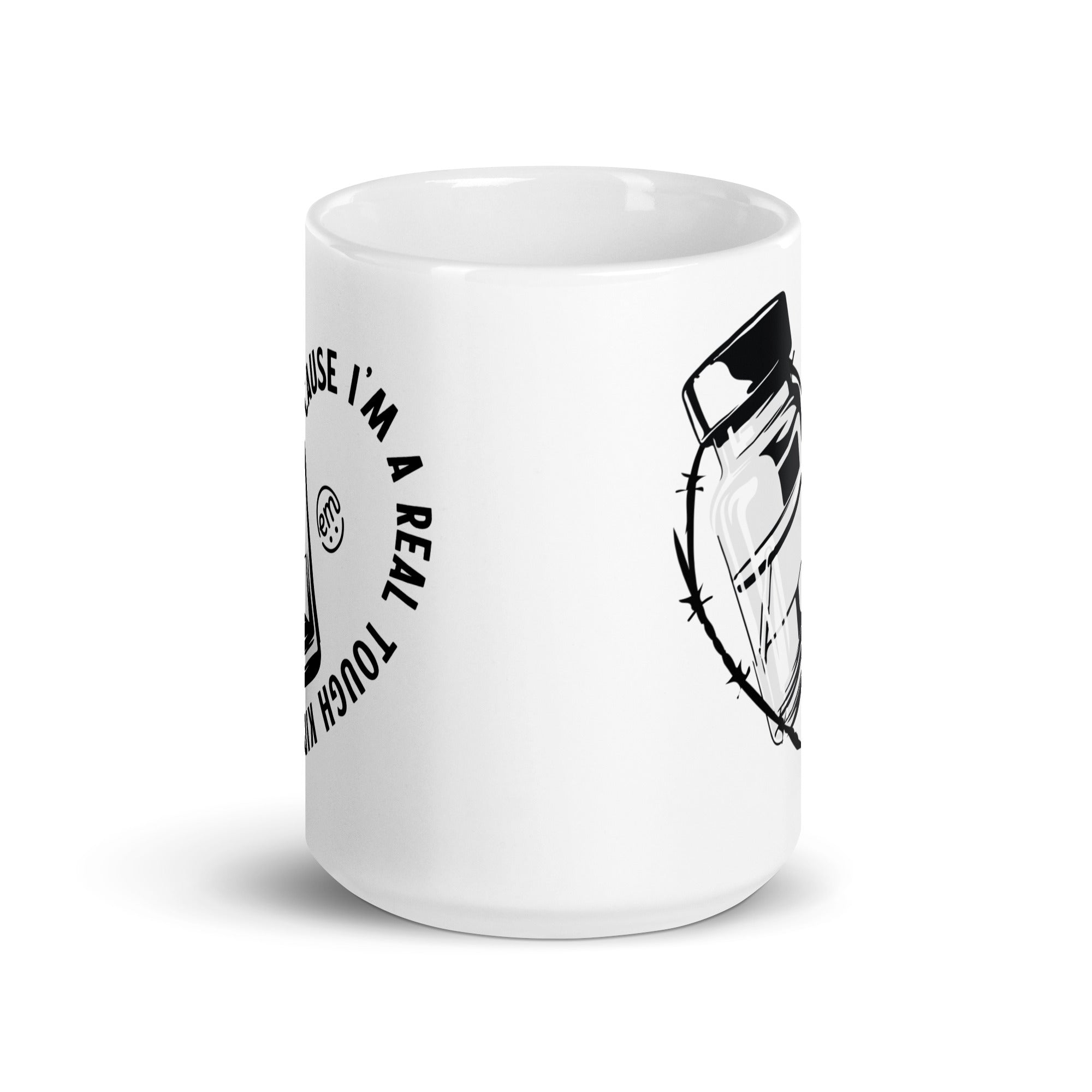 ExpressionMed Real Tough Kid White glossy mug