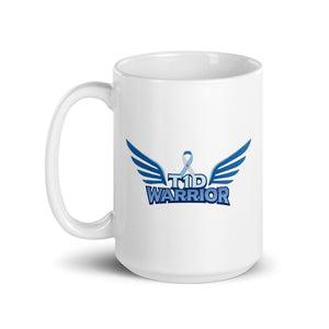 ExpressionMed T1D Warrior White glossy mug