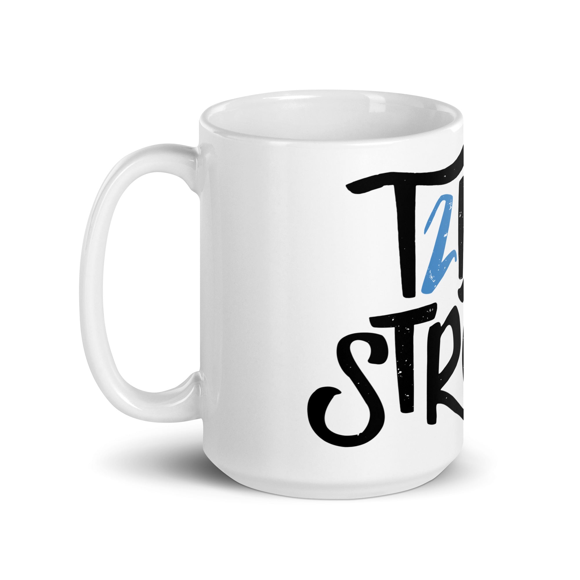 ExpressionMed T2D Strong White glossy mug